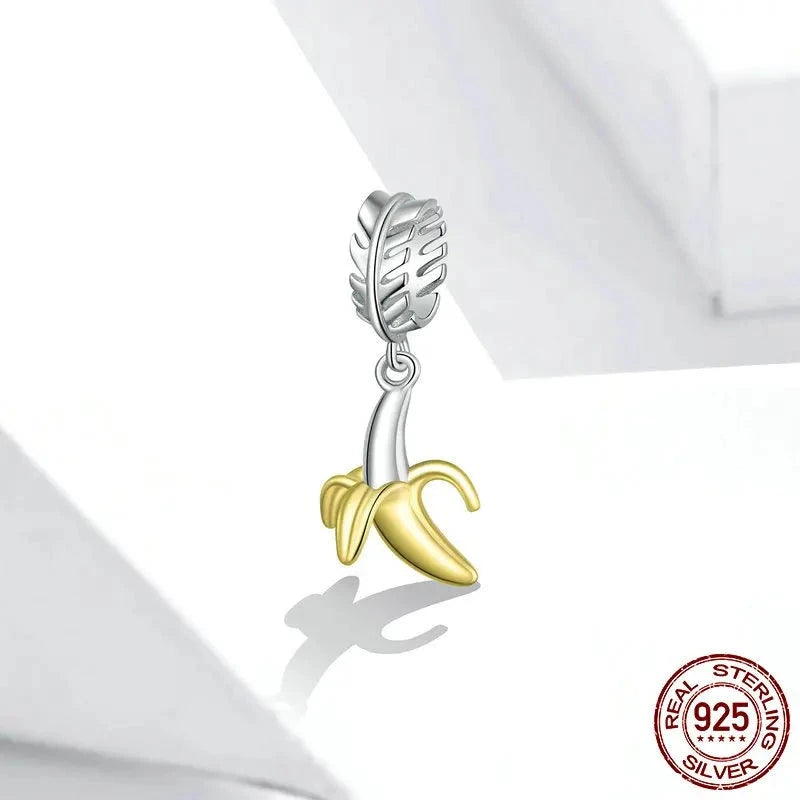 LUX Beads for Jewelry Making Fun Banana Charm for Original Bracelet