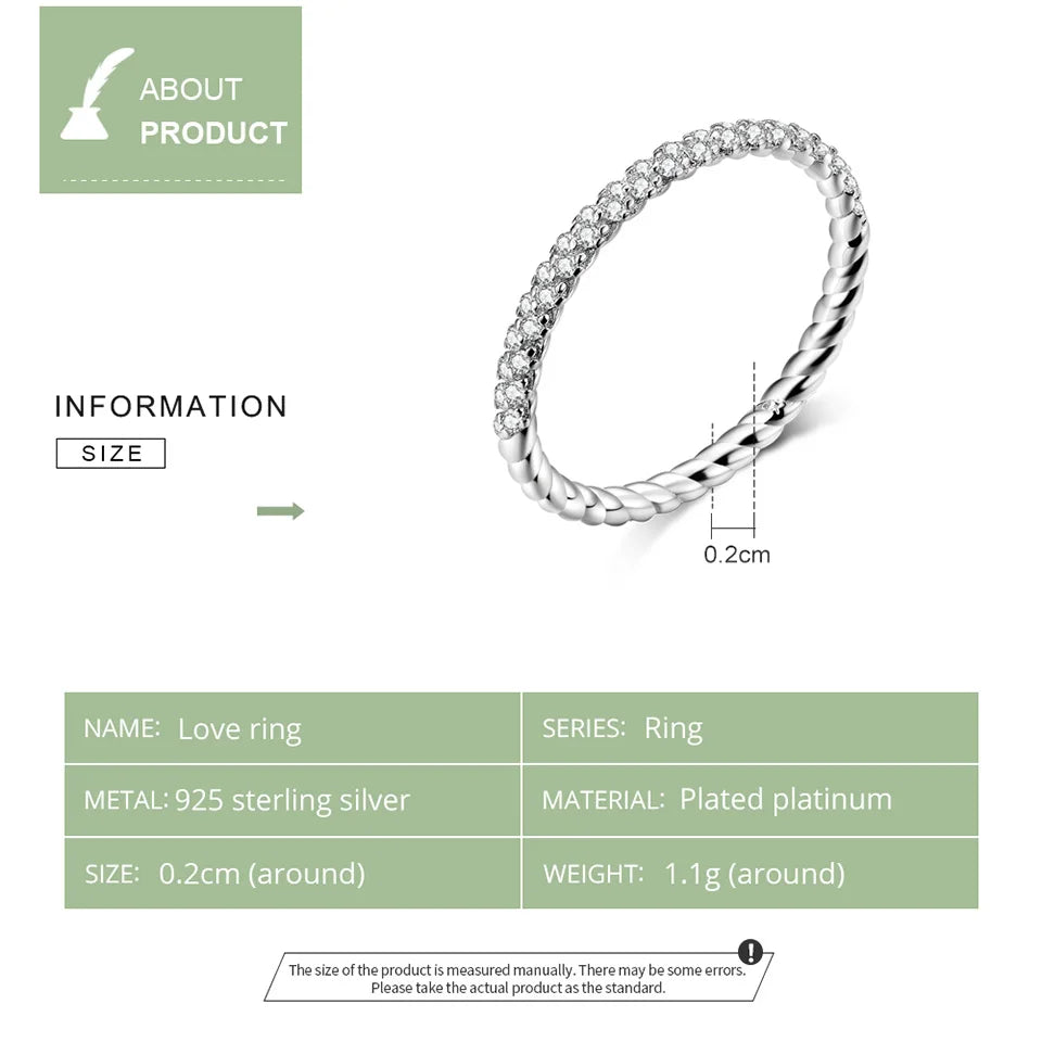 LUX Jewelry Clear CZ Finger Rings