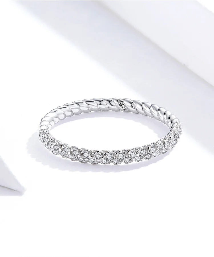 LUX Jewelry Clear CZ Finger Rings