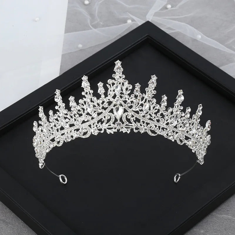 LUX  Crowns Princess Headwear Crystal Headband Hair Accessories