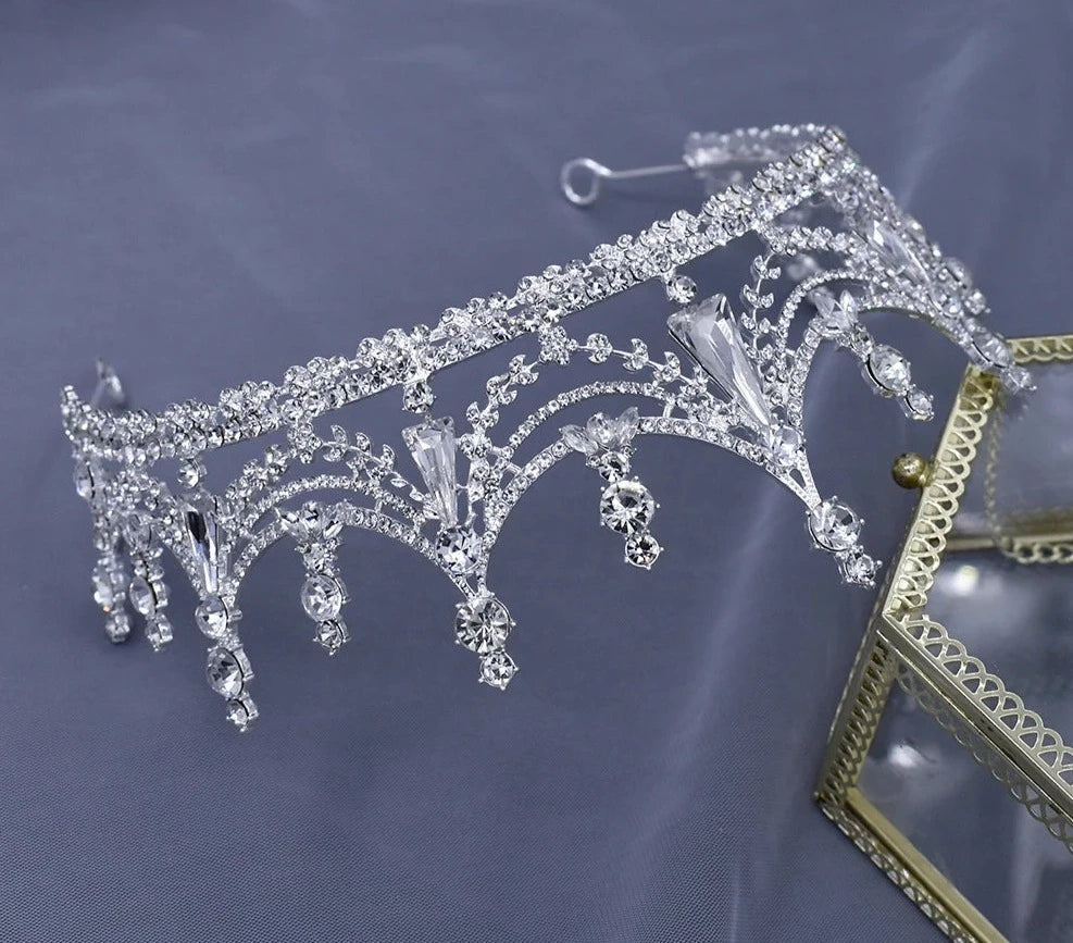 LUX Crystal Headband Elegant Bridal Headwear Prom Hair Accessories