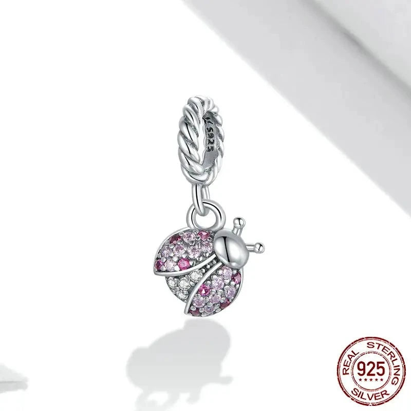 LUX Ladybug Zircon Pendant Charm fit Original Bracelet