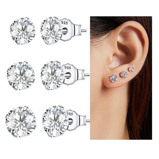 LUX Stone CZ Minimalist Dazzling Fashion Earrings