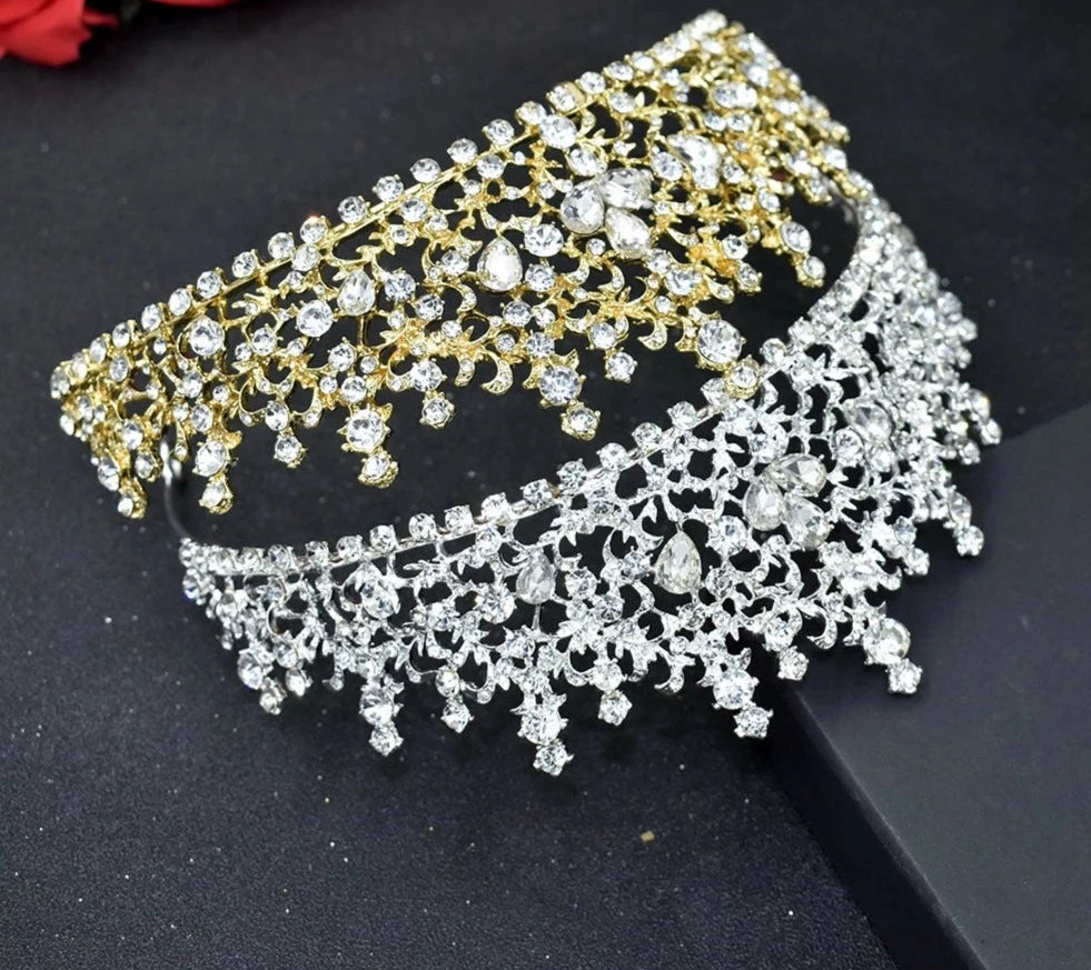 LUX  Crowns Princess Headwear Crystal Headband Hair Accessories