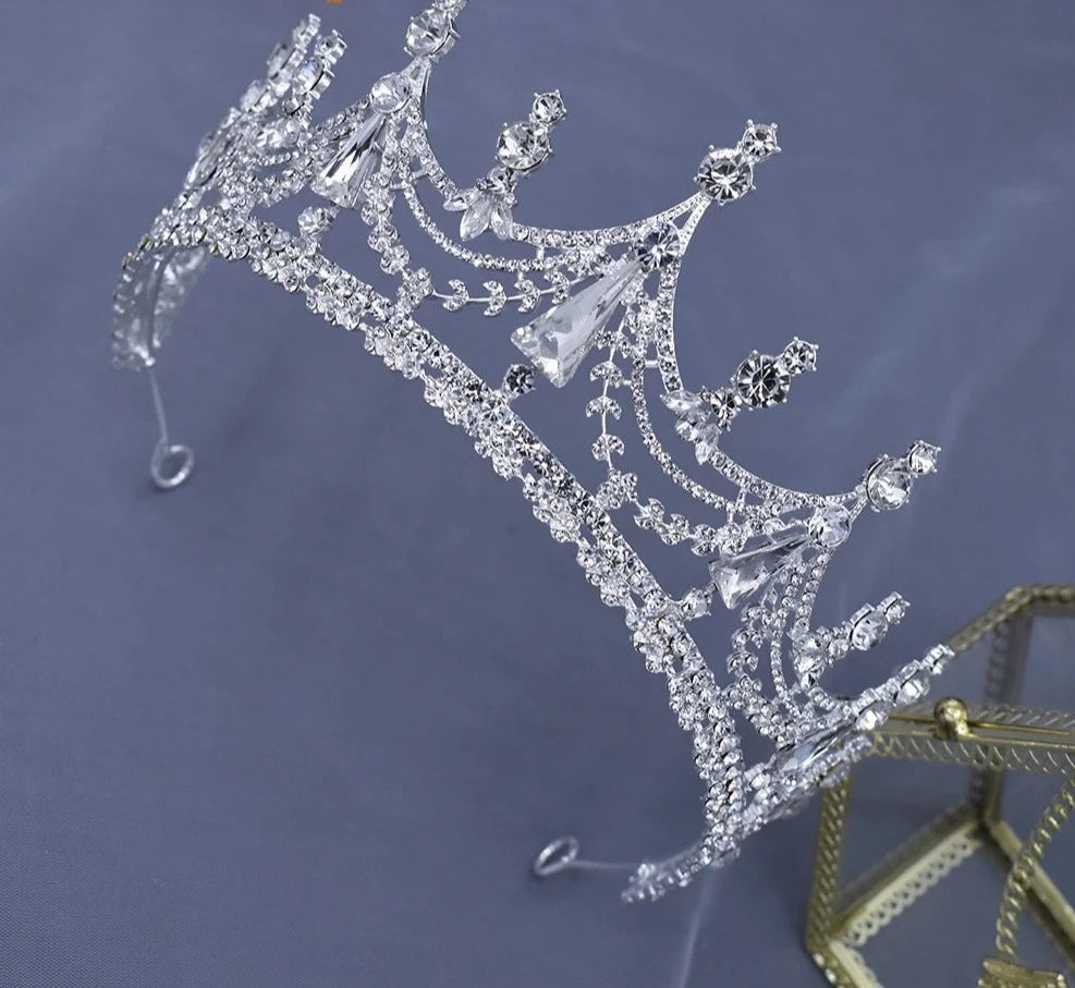 LUX Crystal Headband Elegant Bridal Headwear Prom Hair Accessories