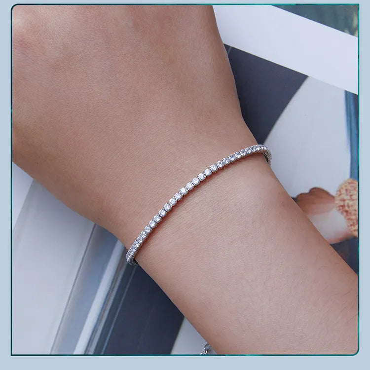 LUX Sterling Silver Women Adjustable Bracelet