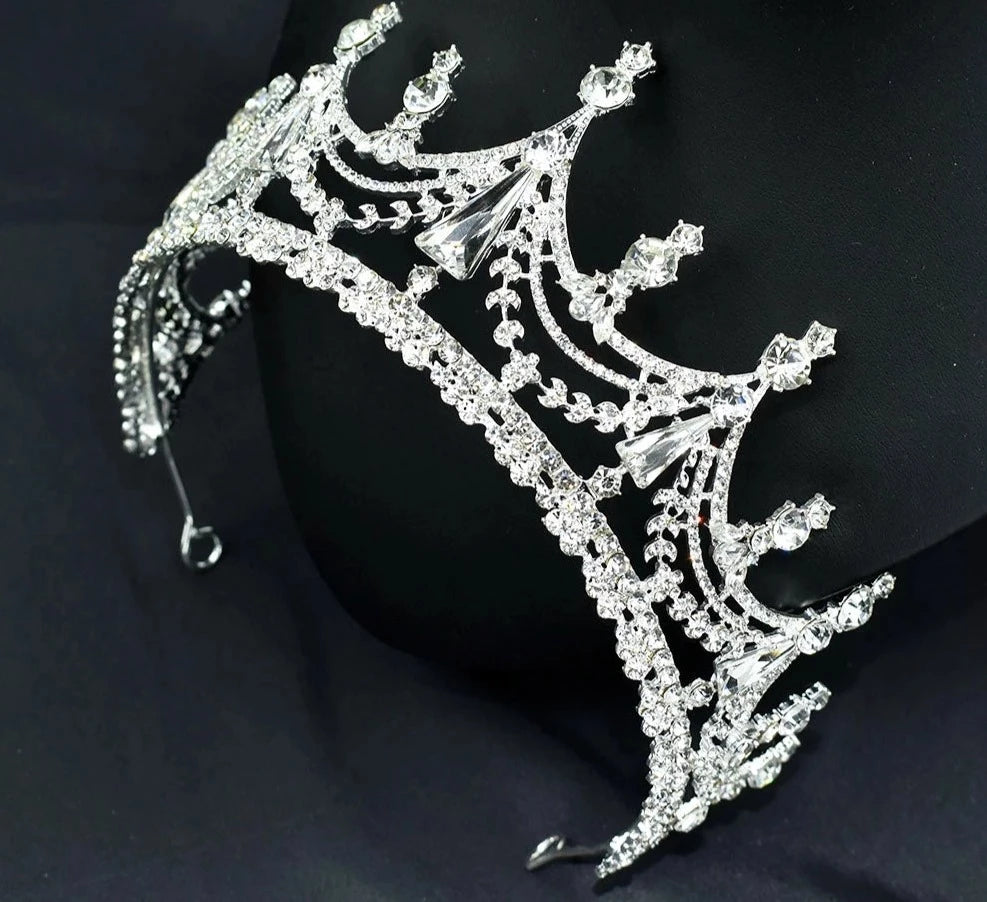 LUX Crystal Headband Elegant Bridal Headwear Prom Hair Accessories