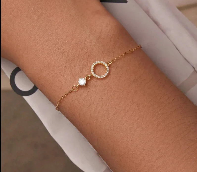 LUX Simple Ring Bracelet for Women Simple Basic Bracelet