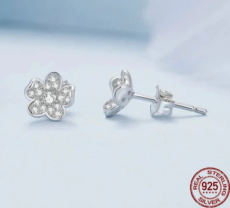 LUX Exquisite Flower Series Flower to Flower Ring & Earrings Jewelry